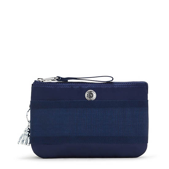 Kipling Creativity Extra Large Metallic Wristlet Tassen Donkerblauw | België 1148ZU